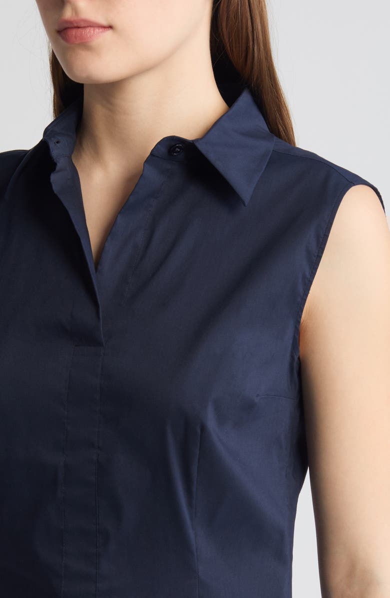 BOSS Sleeveless Top, Alternate, color, Sky Captain