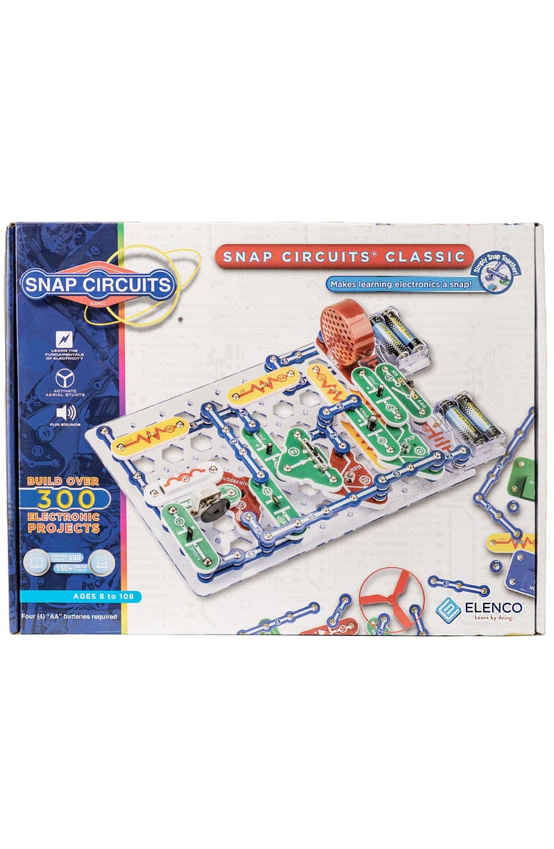 Snap Circuits Elenco Snap Circuits Sc300, Kids Ages 8+, Alternate, color, Multicolored