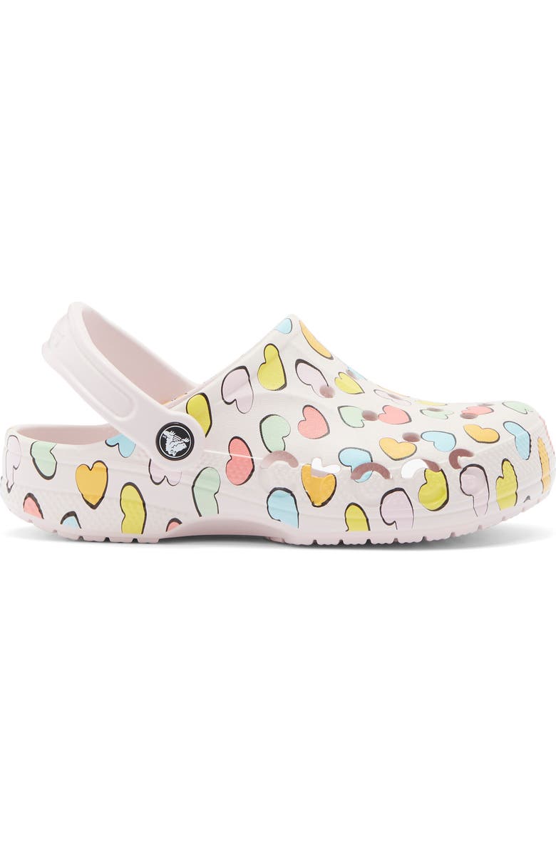 CROCS Kids' Baya Print Clog, Alternate, color, Barely Pink
