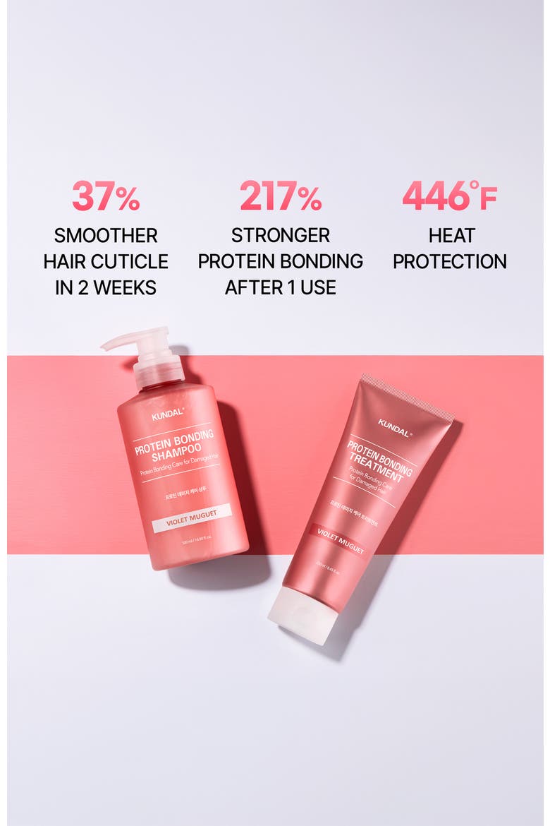 Protein Bonding Care Shampoo + Treatment Duo - Violet Muguet, Alternate, color, pink