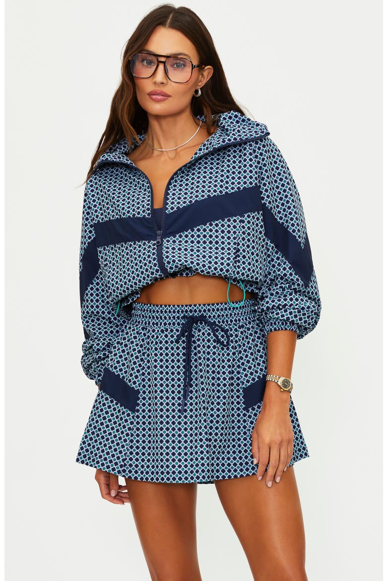 Casen Print Front Zip Jacket, Alternate, color, TWILIGHT TIDES GEO