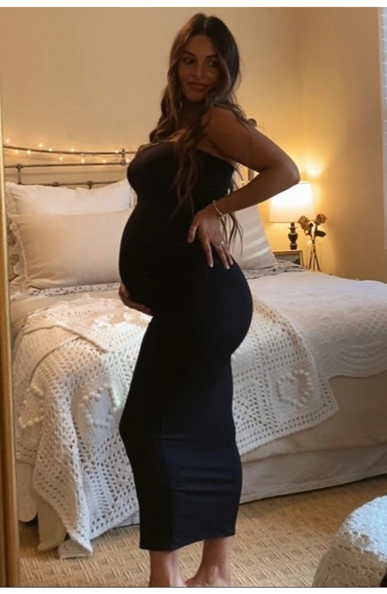 PinkBlush Ribbed Sleeveless Dress Cardigan Set, Alternate, color, Black