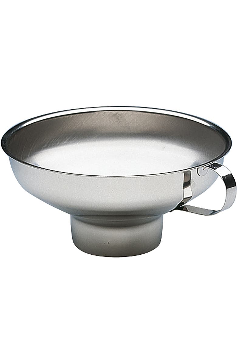 Kuchenprofi Wide Mouth Canning Funnel, Stainless Steel, 5.5-Inch Diameter, Main, color, Silver