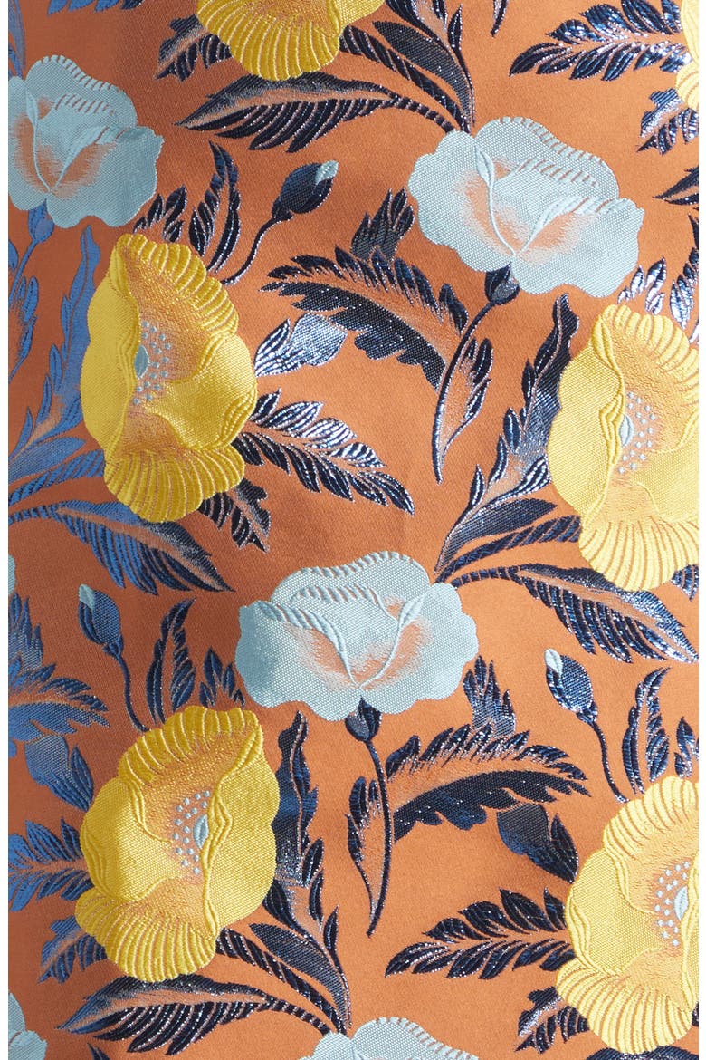 Pam Wrap Miniskirt, Alternate, color, MARIGOLD JACQUARD