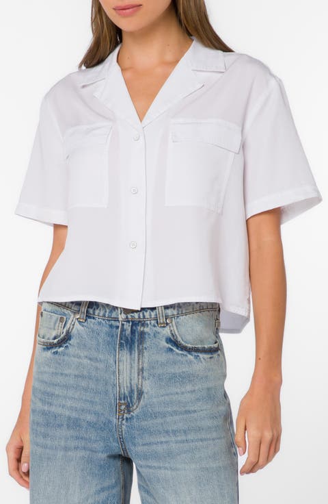 Lenora Utility Cropped Shirt