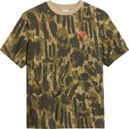 MALBON Tour Divot Camo Cotton Graphic T-Shirt