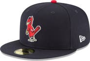 New Era Men's New Era Navy St. Louis Cardinals Cooperstown Collection Wool 59FIFTY Fitted Hat