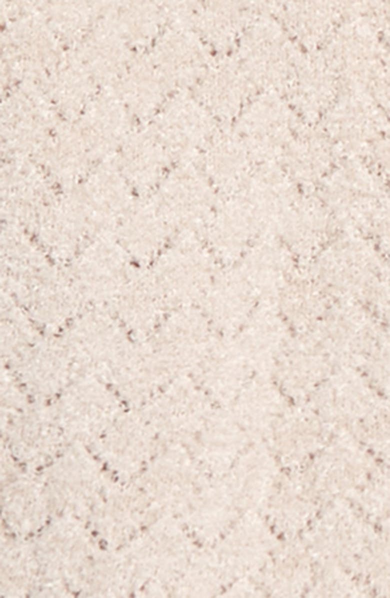 Barefoot Dreams<sup>®</sup> CozyChic<sup>™</sup> Ultra Lite Pointelle Cardigan, Pants & Beanie Set, Alternate, color,