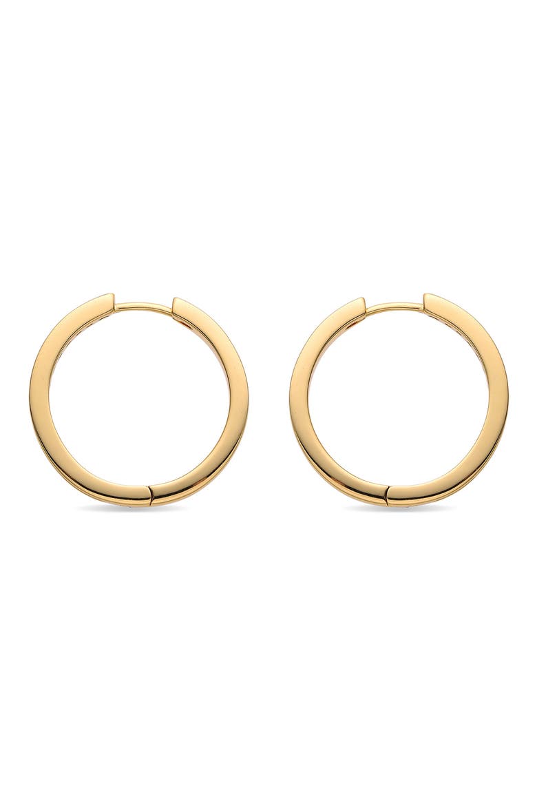 Marie CZ Hoop Earrings, Alternate, color, GOLD
