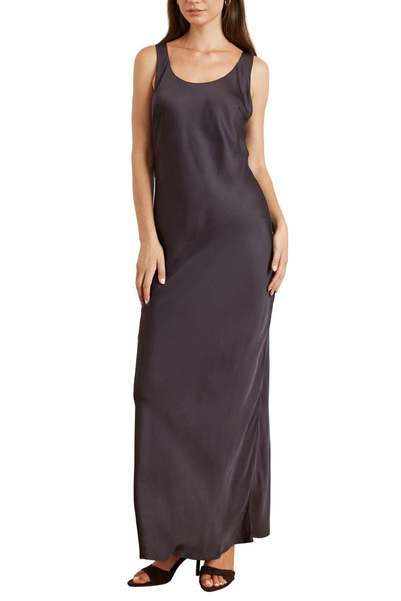 Lola Slip Dress, Main, color, Navy