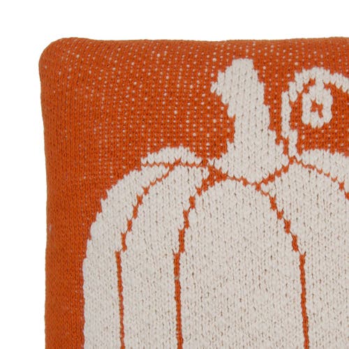 C & F Home C&f Home Pumpkin Halloween Small Petite Accent Pillow 10" X 10" In Orange