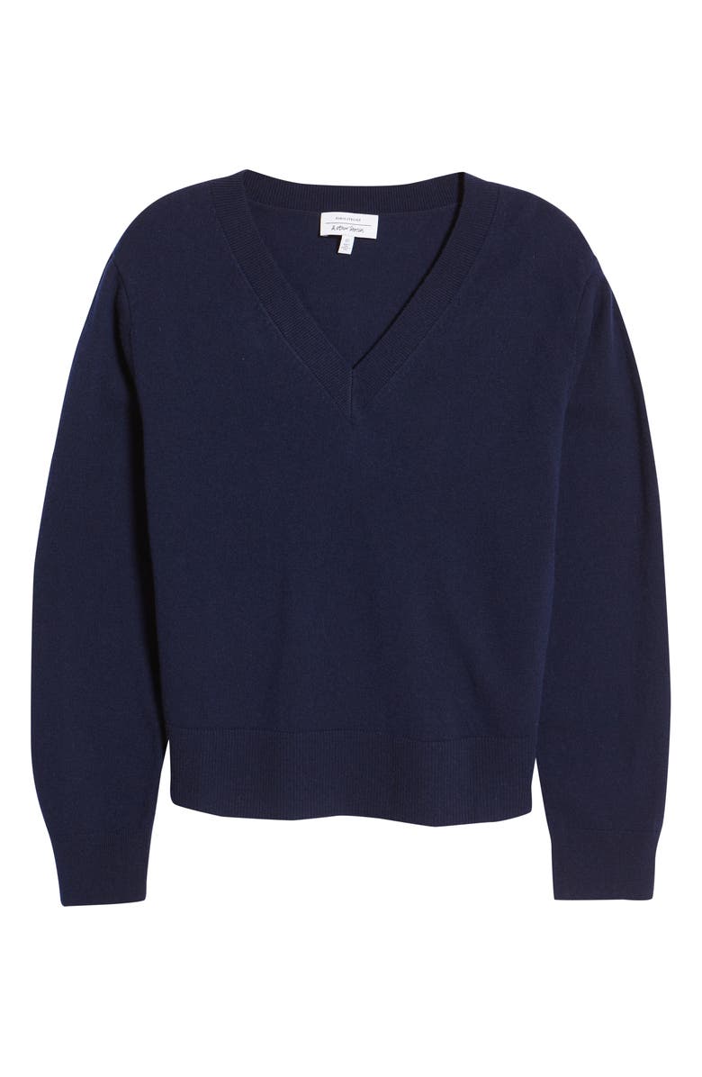 & Other Stories V-Neck Wool Sweater, Alternate, color, 