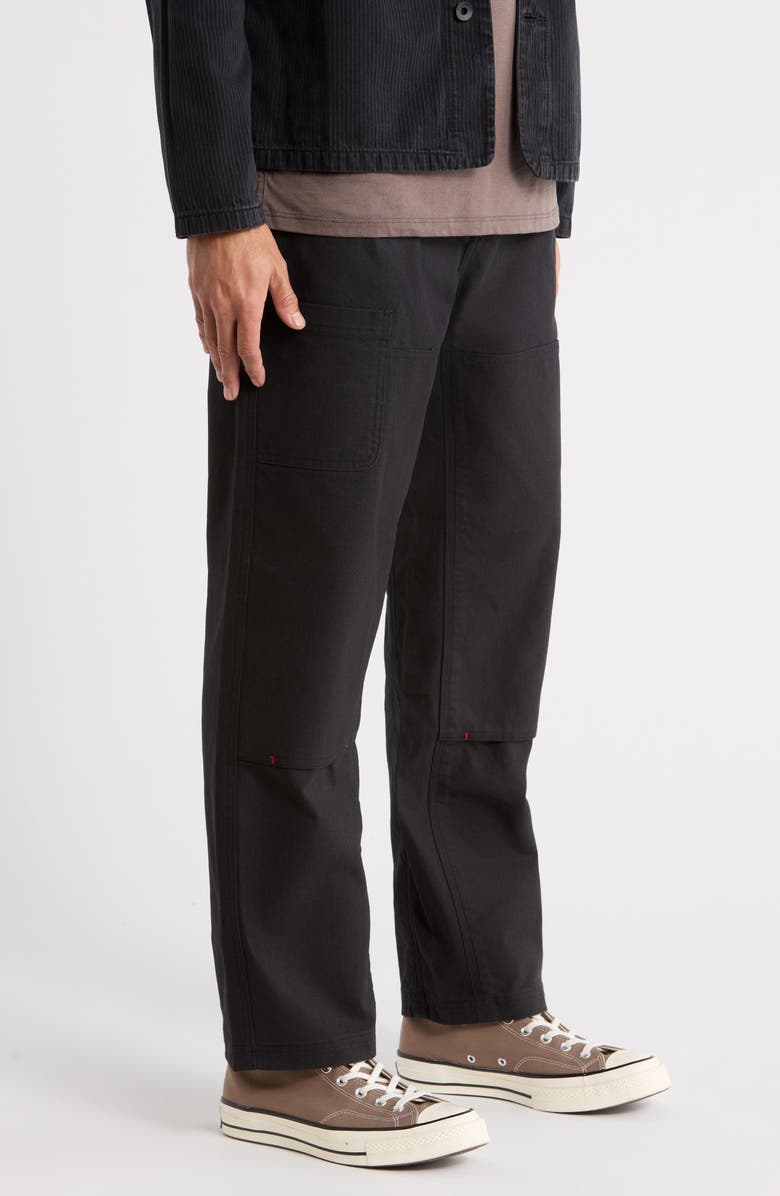 Imperfects Courier OG Fit Cotton Canvas Chore Pants, Alternate, color, Obsidian