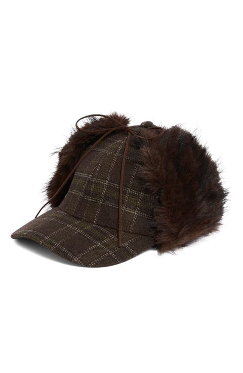 Rory Brushed Plaid Baseball Cap
