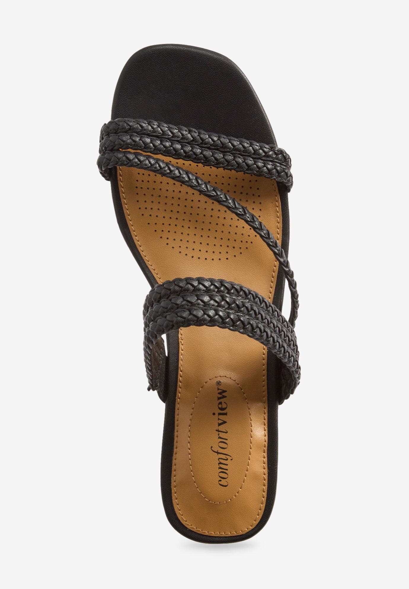 Comfortview The Adler Slip On Mule, Alternate, color, Black