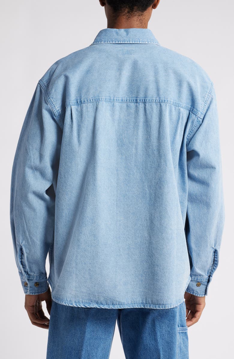 Obey Bigwig Dean Denim Button-Up Shirt, Alternate, color,