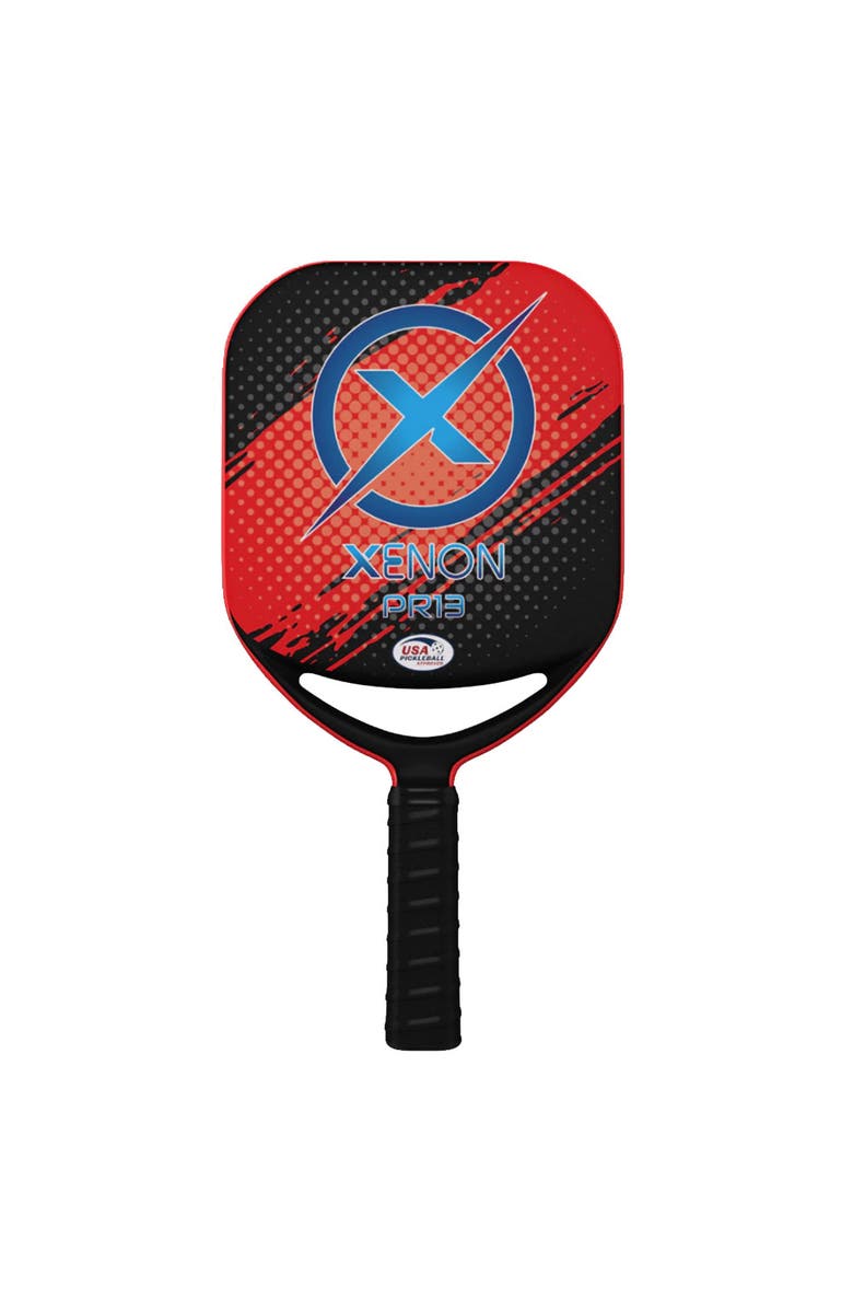 Xenon PB13 Pickleball Paddle, Main, color, Black/Red