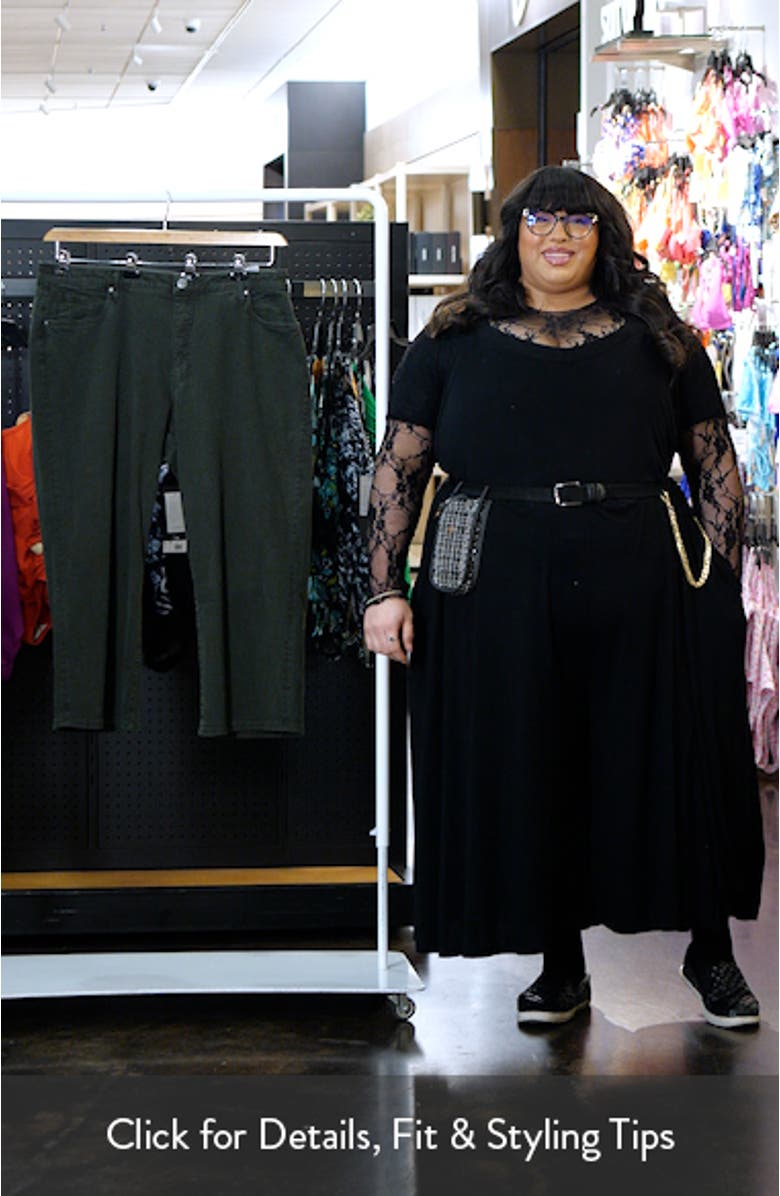 High Waist Ankle Wide Leg Jeans, sales video thumbnail