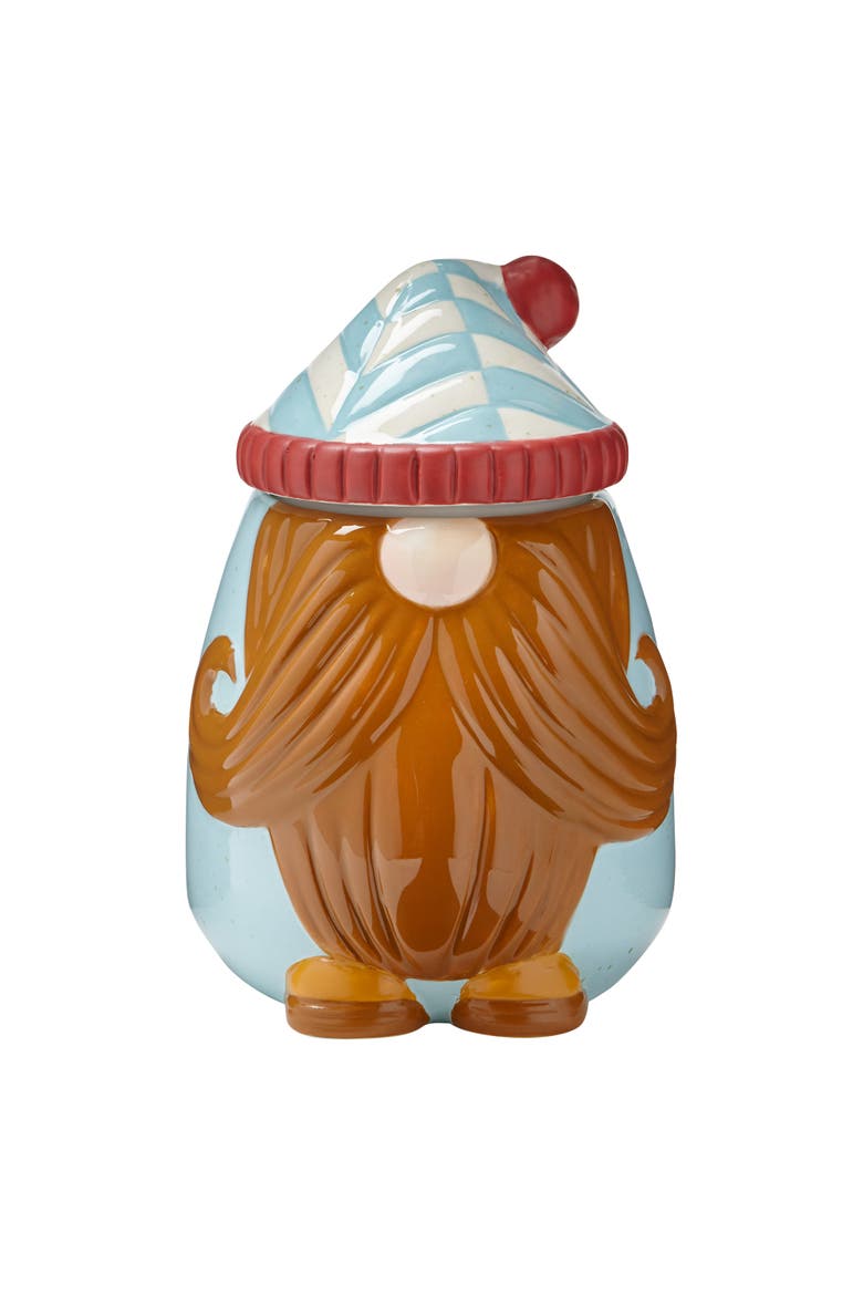 Hans Gnome Stash Container Decorative Gnome Figurine Canister, Main, color, Blue