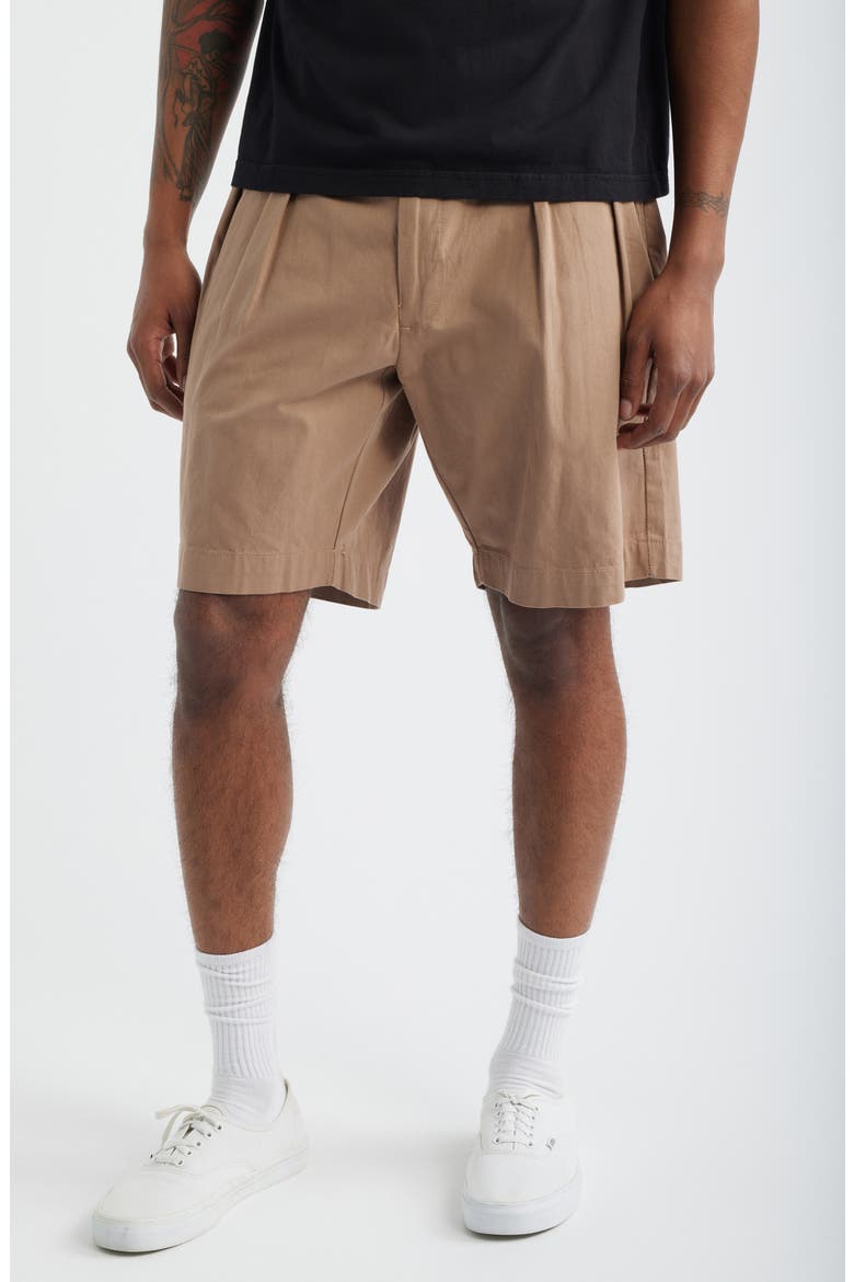 Part Timer Organic Cotton Twill Shorts, Main, color, MUSHROOM