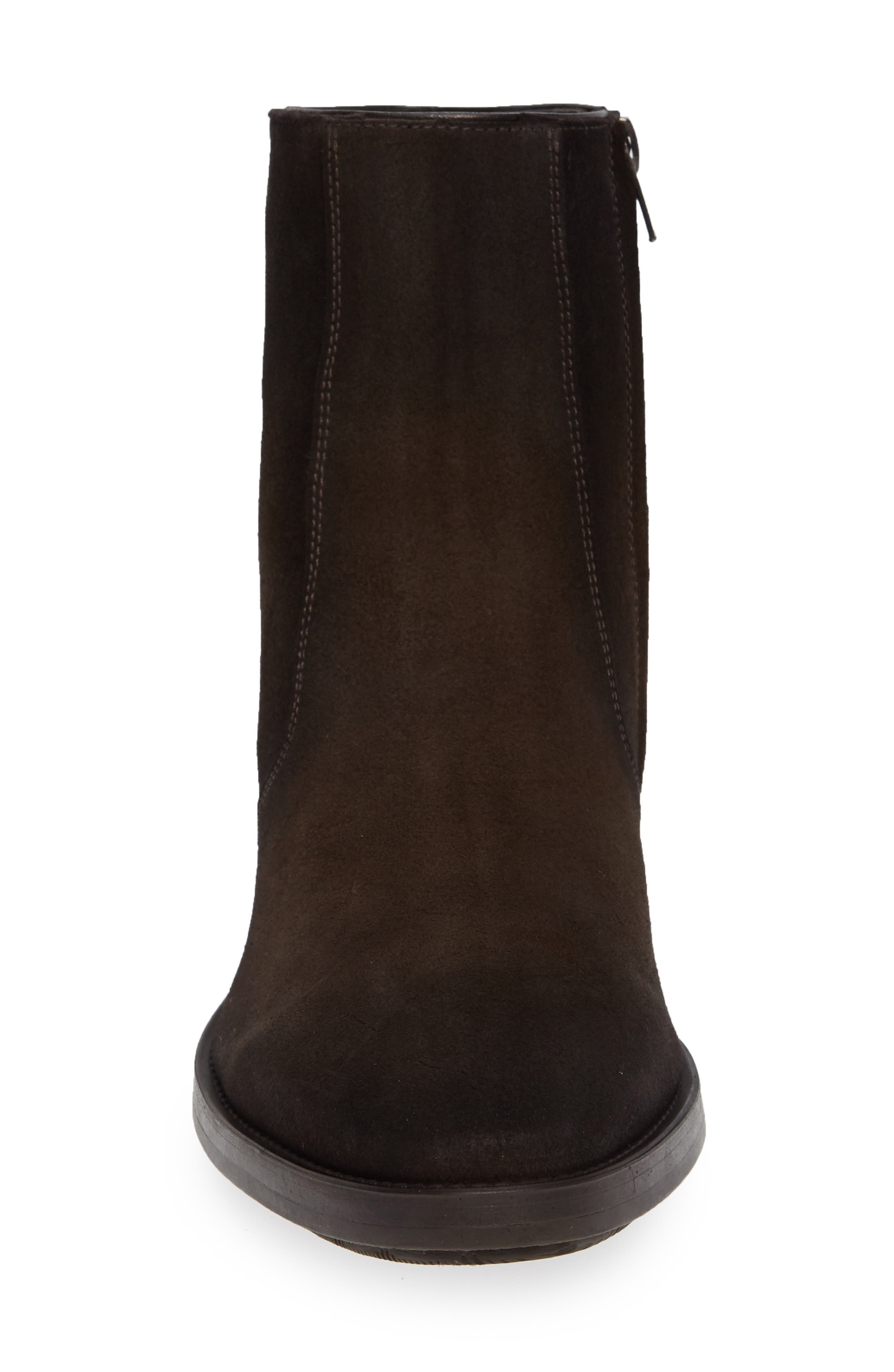 Rosemont Zip Boot, Alternate, color, BROWN SUEDE/ LEATHER
