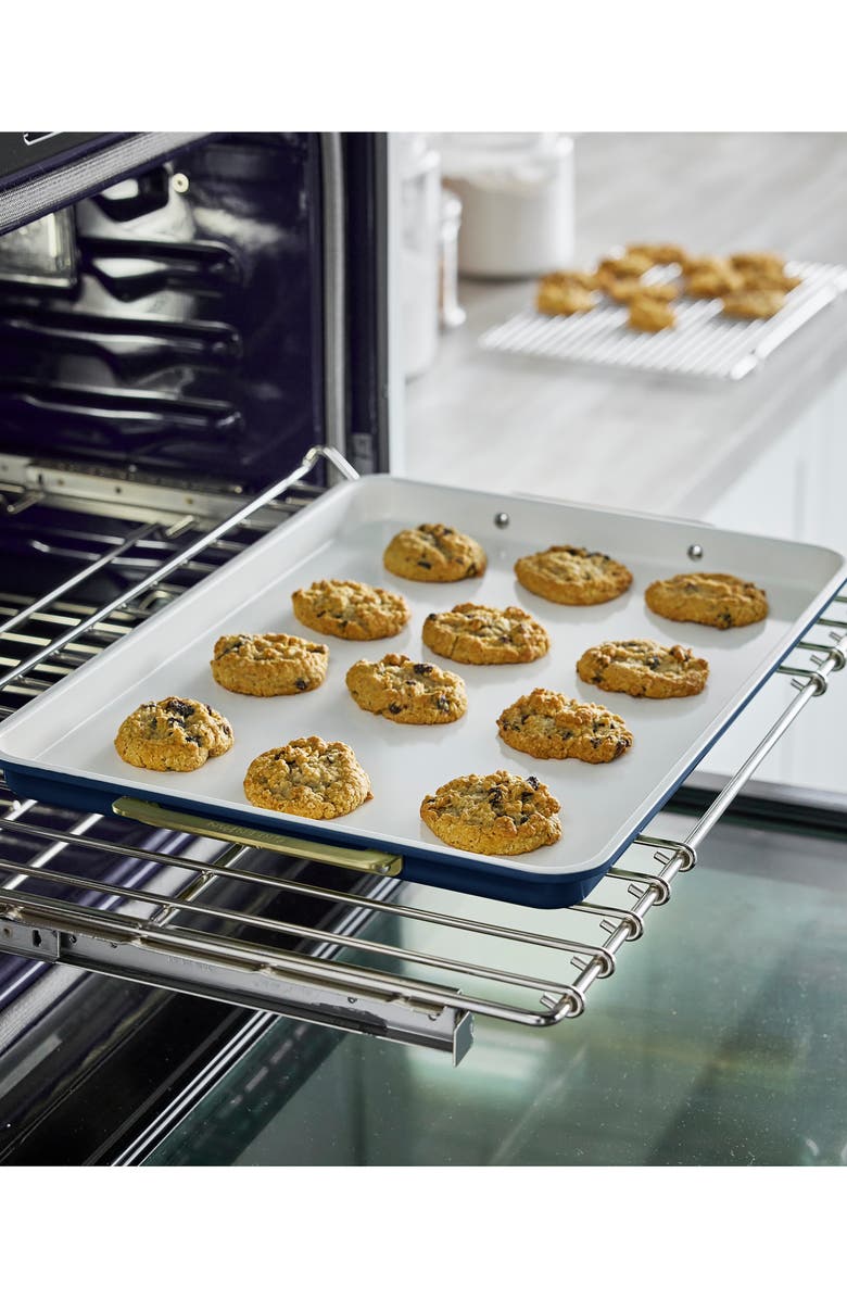 GreenPan Reserve Aluminized Steel Half Sheet Pan, Alternate, color, Twilight
