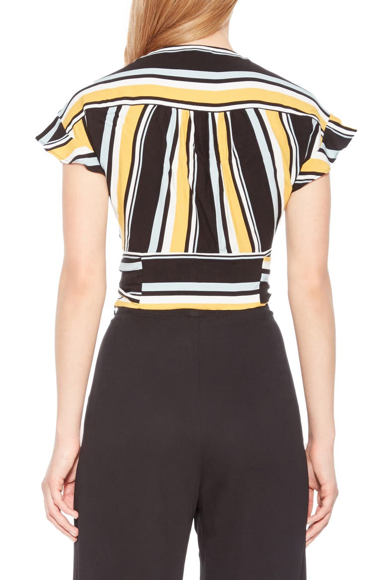 Noora Faux Wrap Blouse, Alternate, color, RAYA