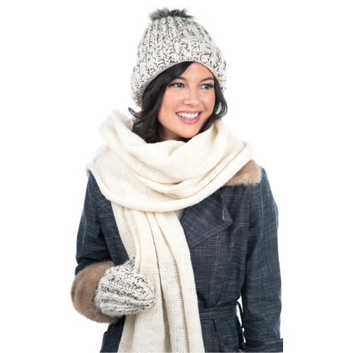Nirvana Designs Air Wrap Scarf In Linen