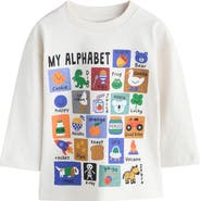 NEXT Kids' Alphabet Long Sleeve Graphic T-Shirt