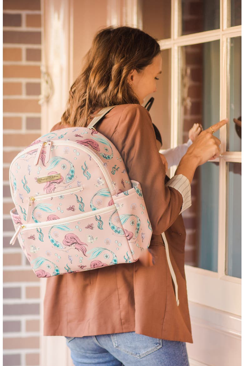 x Disney Little Mermaid Ace Diaper Bag Backpack, Alternate, color, PINK
