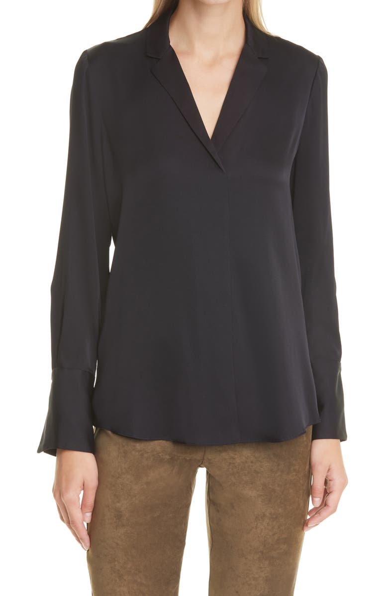 KOBI HALPERIN Rebekah Stretch Silk Blouse, Main, color,