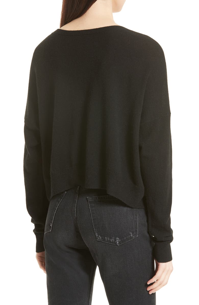 Vince Crop Cashmere Sweater, Alternate, color, 