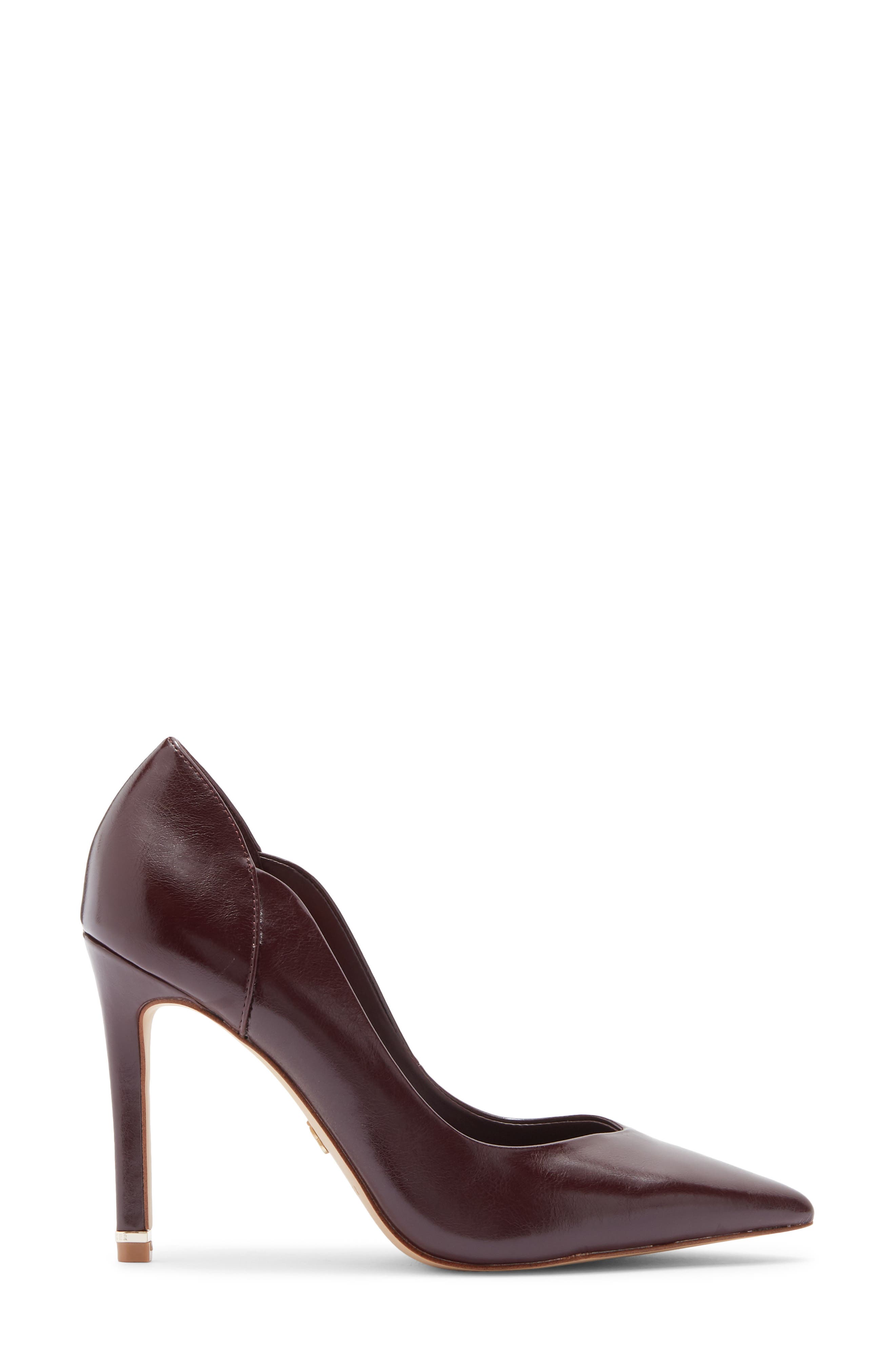 Ted Baker London Camilla Pointed Toe Pump, Alternate, color, Bordeaux