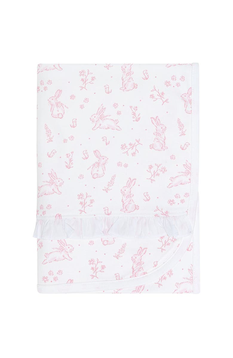 Nellapima Pink Bunny Toile Blanket - Baby, Main, color, Pink