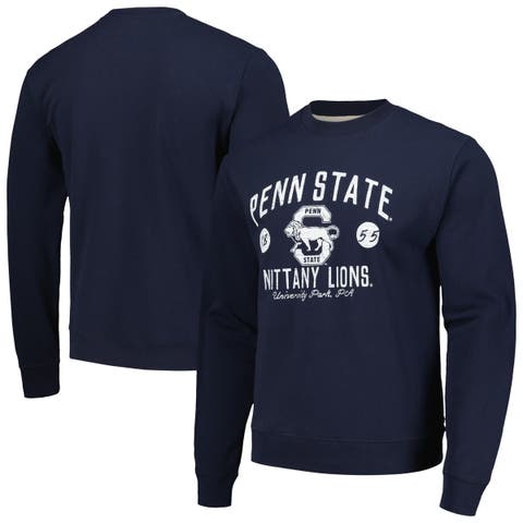 Men's League Collegiate Wear  Navy Penn State Nittany Lions Bendy Arch Essential Pullover Sweatshirt