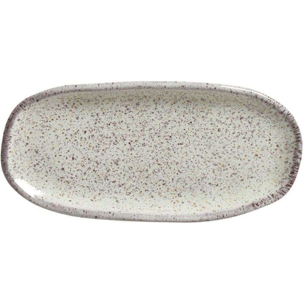 Porto Brasil Shallow Organic Oval Platter Mini Set Of 4 In Multi
