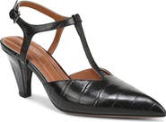 Franco Sarto Ovett Pointed Toe T-Strap Pump