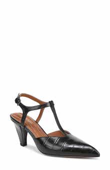 Franco Sarto Ovett Pointed Toe T-Strap Pump