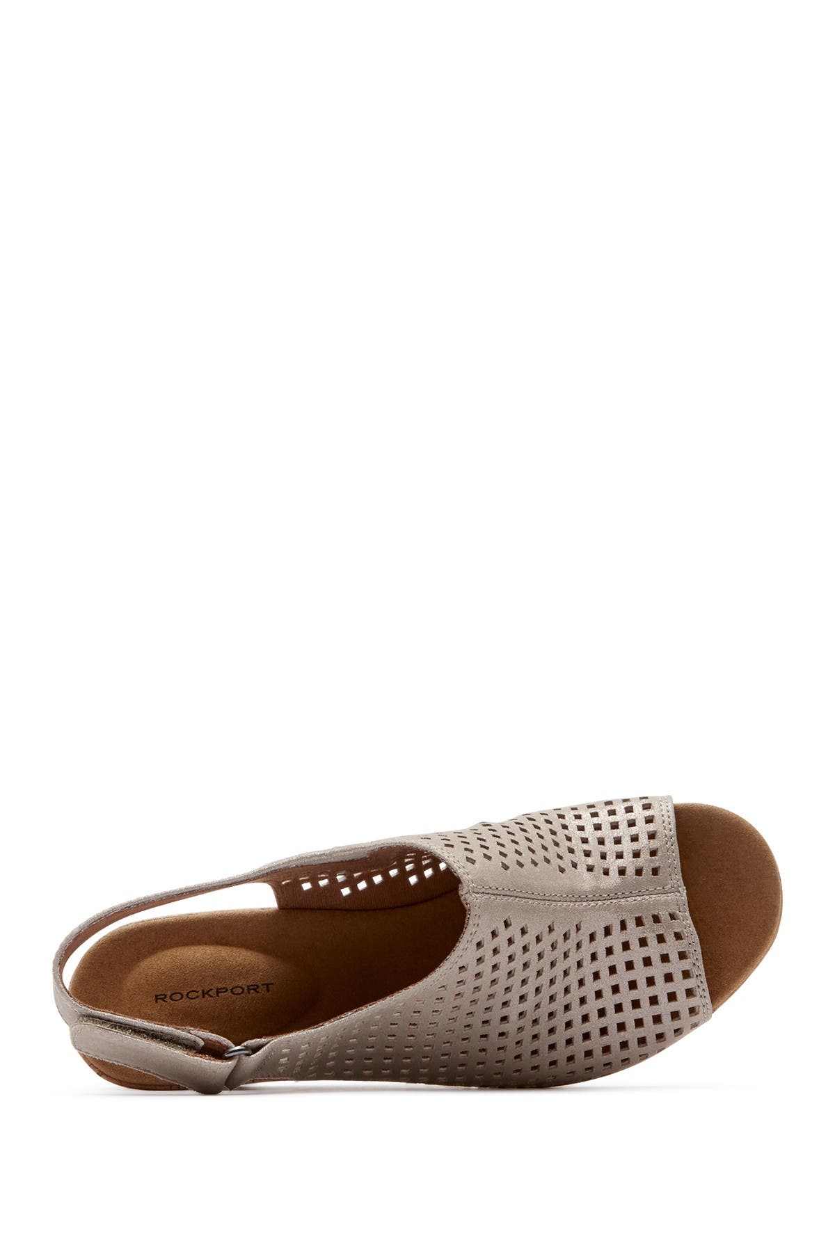 Rockport Briah Perforated Wedge Sandal - Wide Width Available, Alternate, color, 