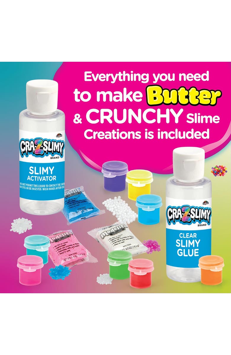 CRA-Z-ART Cra Z Slimy Tub Fulla Butter & Crunch Diy Slime Kit, Kids 6+, Alternate, color, 