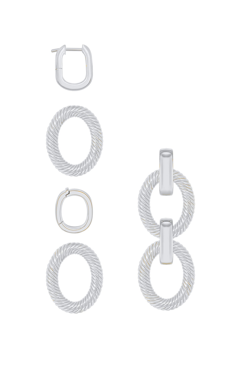 Samantha Siu - New York Rising Phoenix Earrings, Main, color, Silver