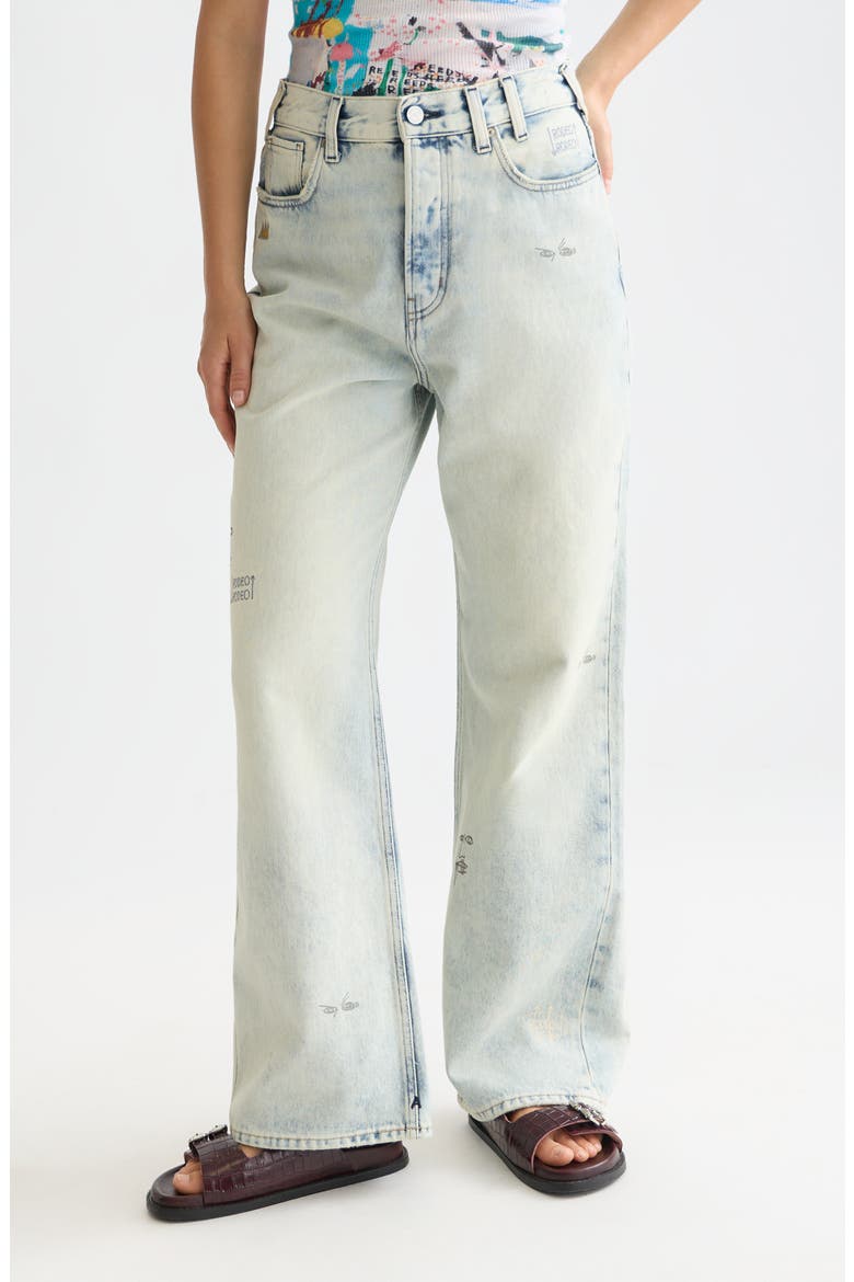 x Basquiat The Deep Loose Jeans, Main, color, TEXAS BLUE