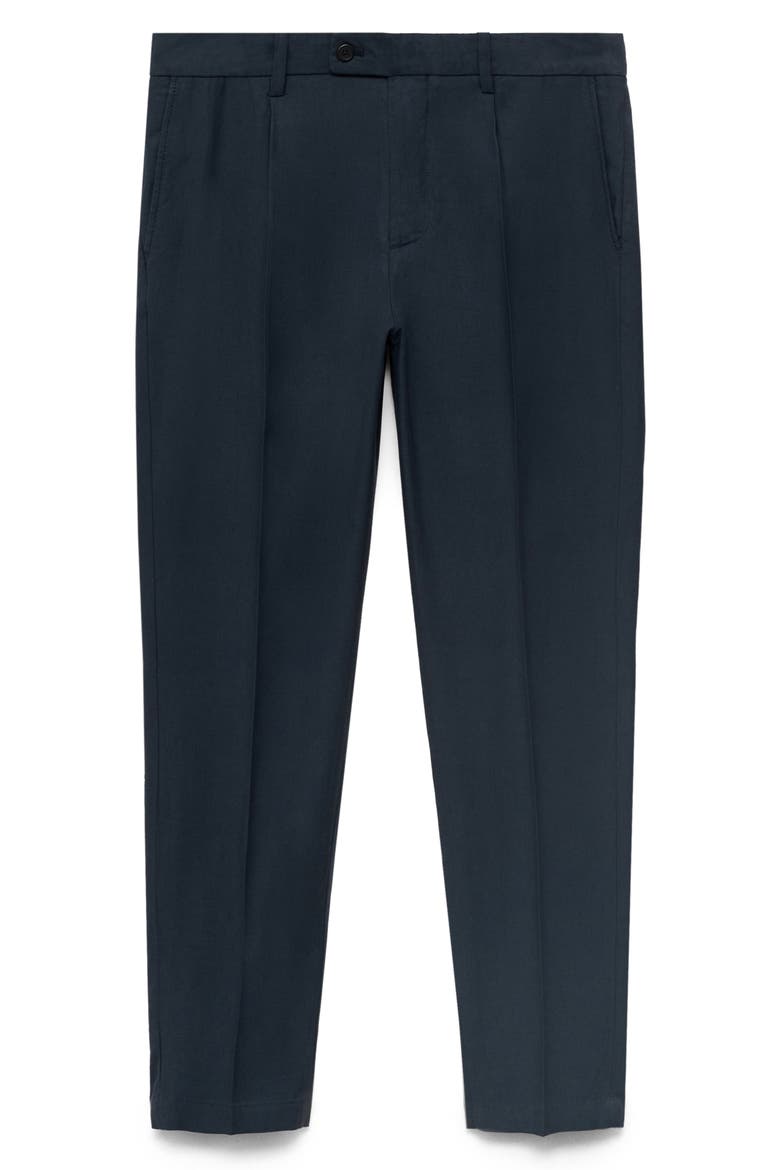 Tapered Crop Chinos, Alternate, color, NAVY