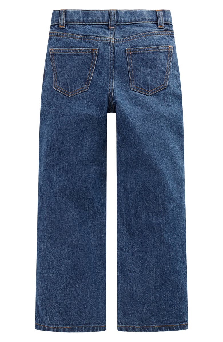 Mini Boden Kids' Appliqué Relaxed-Fit Jeans, Alternate, color, Mid Vintage Applique