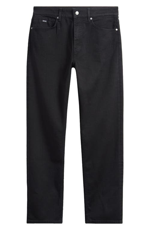 Hugo Boss Boss Ogden Straight Leg Jeans In Black
