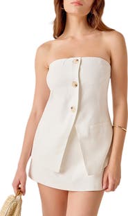 MARSY Long Strapless Top