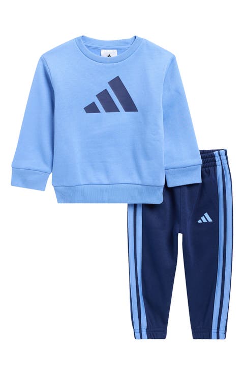 Logo Fleece Crewneck Sweatshirt & Joggers Set (Baby)