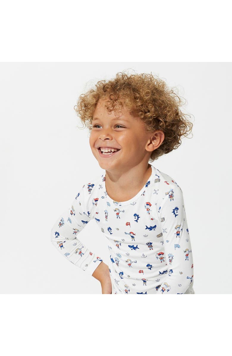 Bellabu Bear Kids' Pirate Set of 2 Piece Pajamas, Alternate, color, Pirate