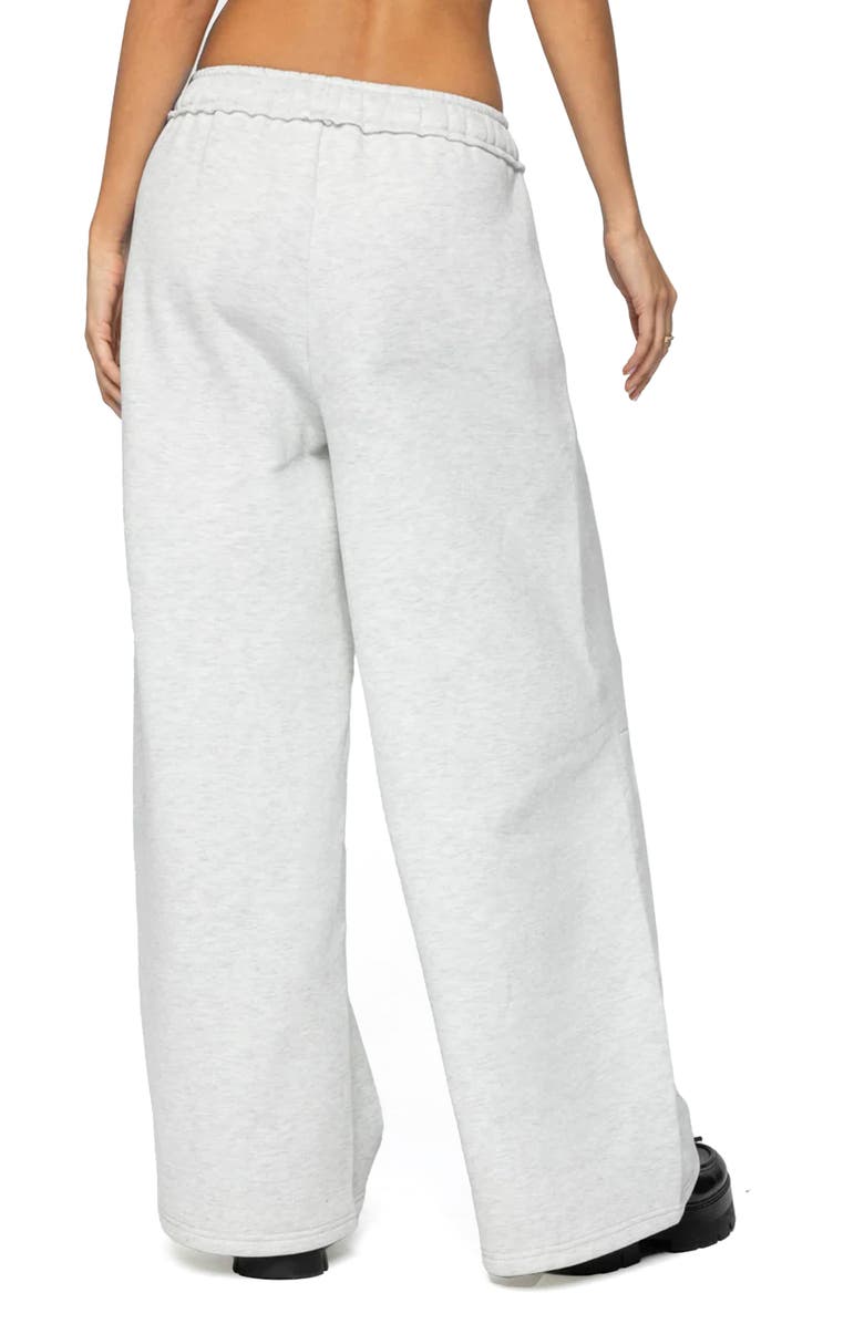 EDIKTED Kori Oversize Sweatpants, Alternate, color, Gray-Melange