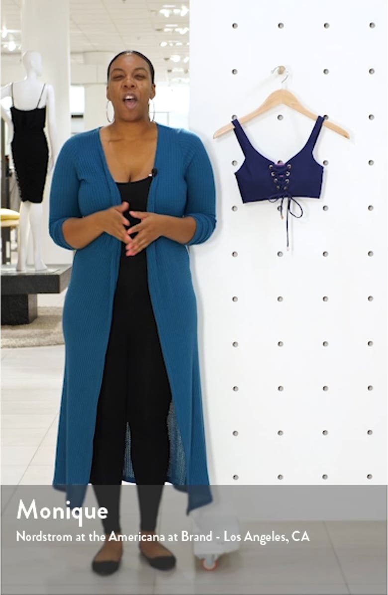 Dazzling Rib 4-Way Reversible Bikini Top, sales video thumbnail